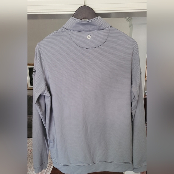 Peter Millar 3/4 Zip Long Sleeve Golf Shirt - Picture 2 of 8